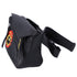 Loewe Small Puzzle Bum Bag Calfskin Pansies Black Flowers